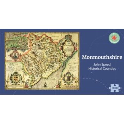 Monmouthshire Historical 1610 Map 1000 Piece Puzzle