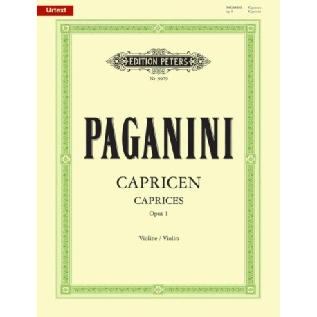 24 Caprices Op. 1 for Violin
