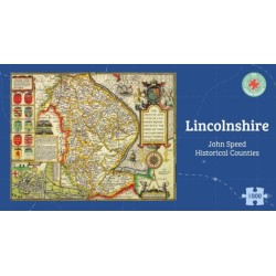Lincolnshire Historical 1610 Map 1000 Piece Puzzle