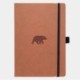 A4 Brown Bear Nbook Plain