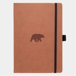 A4 Brown Bear Nbook Plain