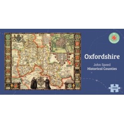 Oxfordshire Historical 1610 Map 1000 Piece Puzzle