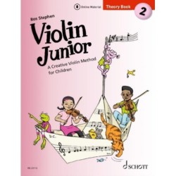 Violin Junior: Theory Book 2 Vol. 2: A Creative Violin Method for Children. Vol. 2. violin.