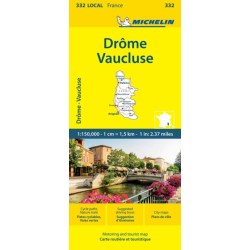 Drome Vaucluse - Michelin Local Map 332: Map