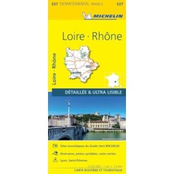 Loire, Rhone - Michelin Local Map 327: Map