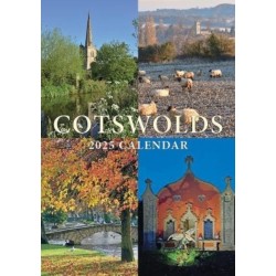 Cotswolds A5 Calendar 2025