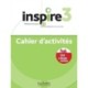 Inspire 3- Pack - Cahier d'activites + Version numerique
