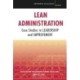 Lean Administration: Case Studies in Leadership and Improvement