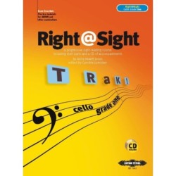 Right@Sight for Cello, Grade 1 (includes duet parts and a CD of accompaniments)