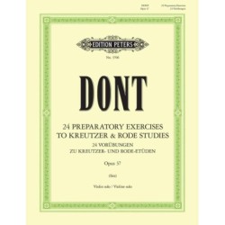 24 preparatory exercises to Kreutzer & Rode Studies, Op. 37