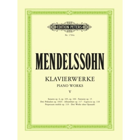 Complete Piano Works Vol.5