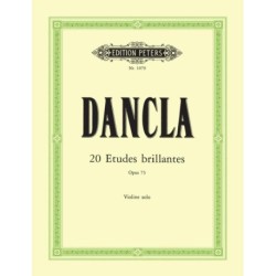 20 Etudes brillantes (Violin), Op. 73