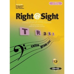 Right@Sight for Cello, Grade 2 (includes duet parts and a CD of accompaniments)