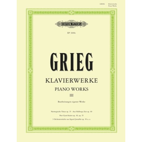 Piano Works Vol. 3 / Klavierwerke Band III