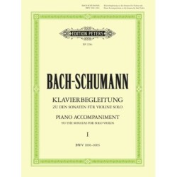 Piano Accompaniment to the Sonatas for Solo Violin, Vol.1