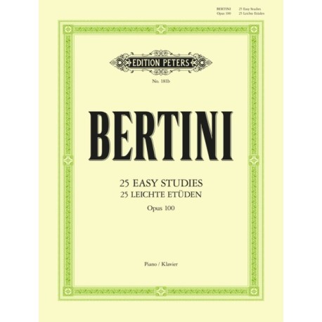 25 Easy Studies Op.100