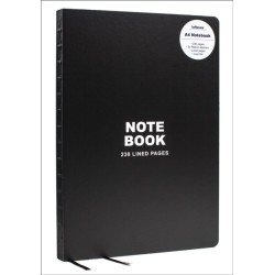 Black A4 Notebook