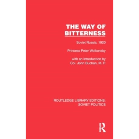 The Way of Bitterness: Soviet Russia, 1920