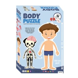 Krop dreng gulvpuslespil