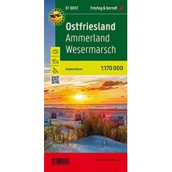 Ostfriesland, Ammerland, Wesermarsch, adventure guide 1:170,000