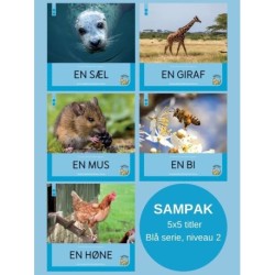 Fagfidusen. Niveau 2. Sampak A: 5x5 titler i blå serie