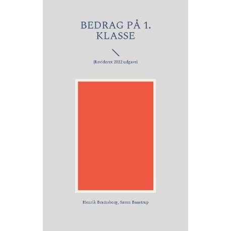 Bedrag på 1. Klasse: (Revideret 2022 udgave)