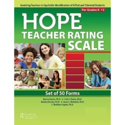 HOPE Teacher Rating Scale Forms: Involving Teachers in Equitable Identification of Gifted and Talented Students in K-12: Set of 50