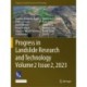 Progress in Landslide Research and Technology, Volume 2 Issue 2, 2023