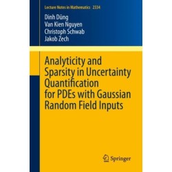 Analyticity and Sparsity in Uncertainty Quantification for PDEs with Gaussian Random Field Inputs