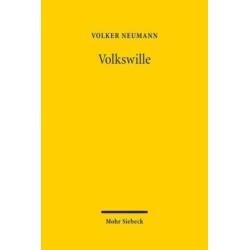 Volkswille: Das demokratische Prinzip in der Staatsrechtslehre vom Vormarz bis heute