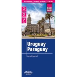 Uruguay & Paraguay Map: 1:1,200,000