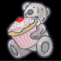 Tatty Teddy with Cupcake Sew On Patch