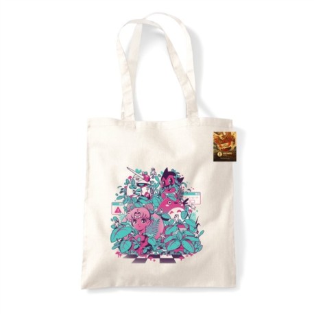 Ilustrata (Anime Wave) Natural Tote Bag