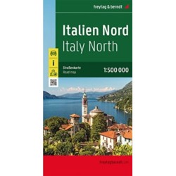 Northern Italy, road map 1:500,000, freytag & berndt