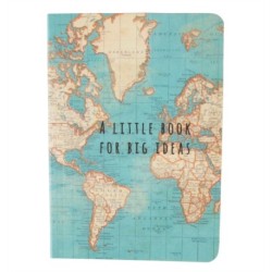 Sass & Belle Vintage Map Big Ideas Pocket Notebook