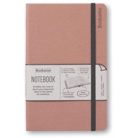 Bookaroo Notebook (A5) Journal - Blush