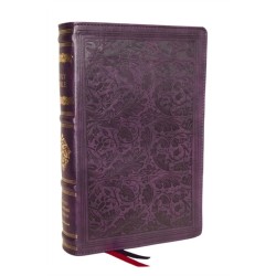RSV Personal Size Bible with Cross References, Purple Leathersoft, (Sovereign Collection)
