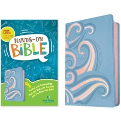 NLT Hands-On Bible, Third Edition (Leatherlike, Periwinkle Pink Waves)