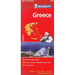 Michelin National Map 737: Greece