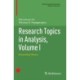 Research Topics in Analysis, Volume I: Grounding Theory