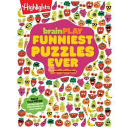 brainPLAY Funniest Puzzles Ever: Over 200 Super Silly Brian Games, Wacky Activities and Hilarious Puzzles, Funny Gift for Kids Ages 7 and Up