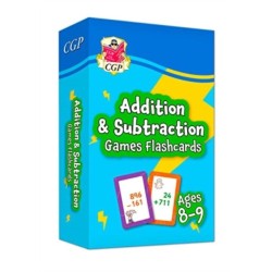 Addition & Subtraction Games Flashcards for Ages 8-9 (Year 4)