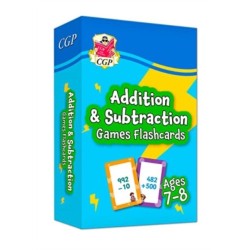 Addition & Subtraction Games Flashcards for Ages 7-8 (Year 3)