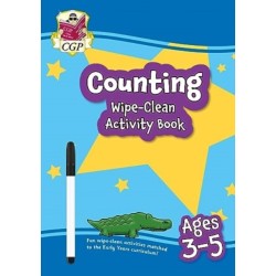 Counting Wipe-Clean Activity Book for Ages 3-5 (with pen)