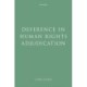 Deference in Human Rights Adjudication