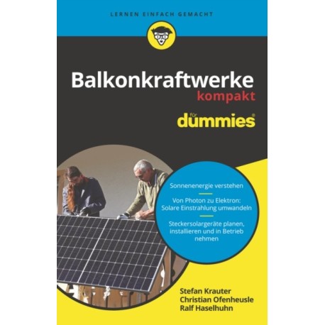 Balkonkraftwerke kompakt fur Dummies