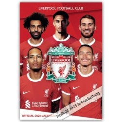 Official Liverpool FC A3 Calendar 2025