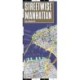 Streetwise Manhattan Map - Laminated City Center Street Map of Manhattan, New York