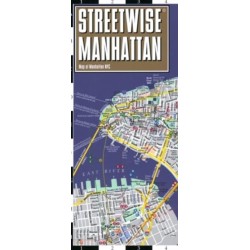 Streetwise Manhattan Map - Laminated City Center Street Map of Manhattan, New York