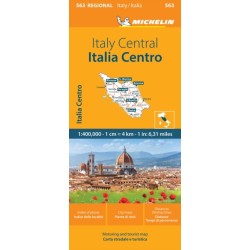 Italy Centre - Michelin Regional Map 563: Map